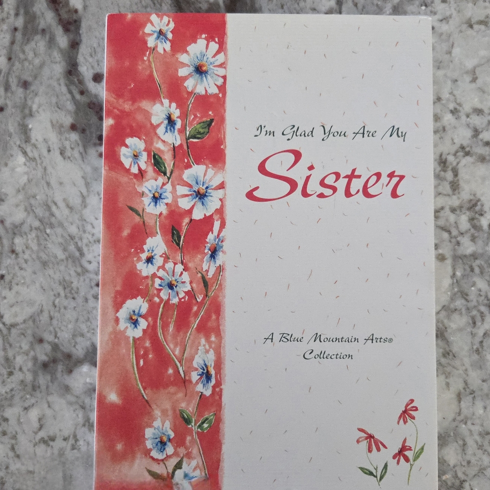 I'm Glad You Are My Sister Hardback Book